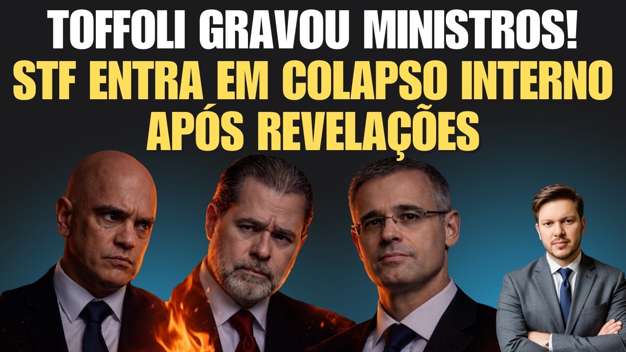 TOFFOLI GRAVOU MINISTROS! STF ENTRA EM COLAPSO INTERNO.