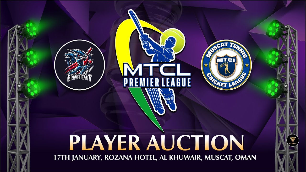 PLAYERS AUCTIONS || MTCL PREMIER LEAGUE 2025 || MUSCAT ||