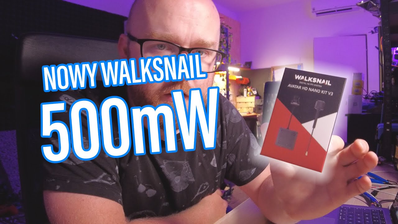 Mały Walksnail ma teraz 500mW.  Avatar HD Nano Kit V3.