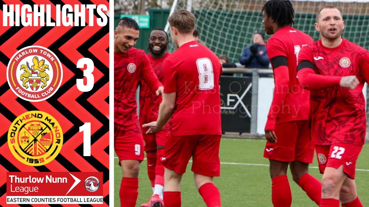 Cockman At The Double As Hawks DOMINATE Southend Manor | Harlow Town 3-1 Southend Manor Highlights