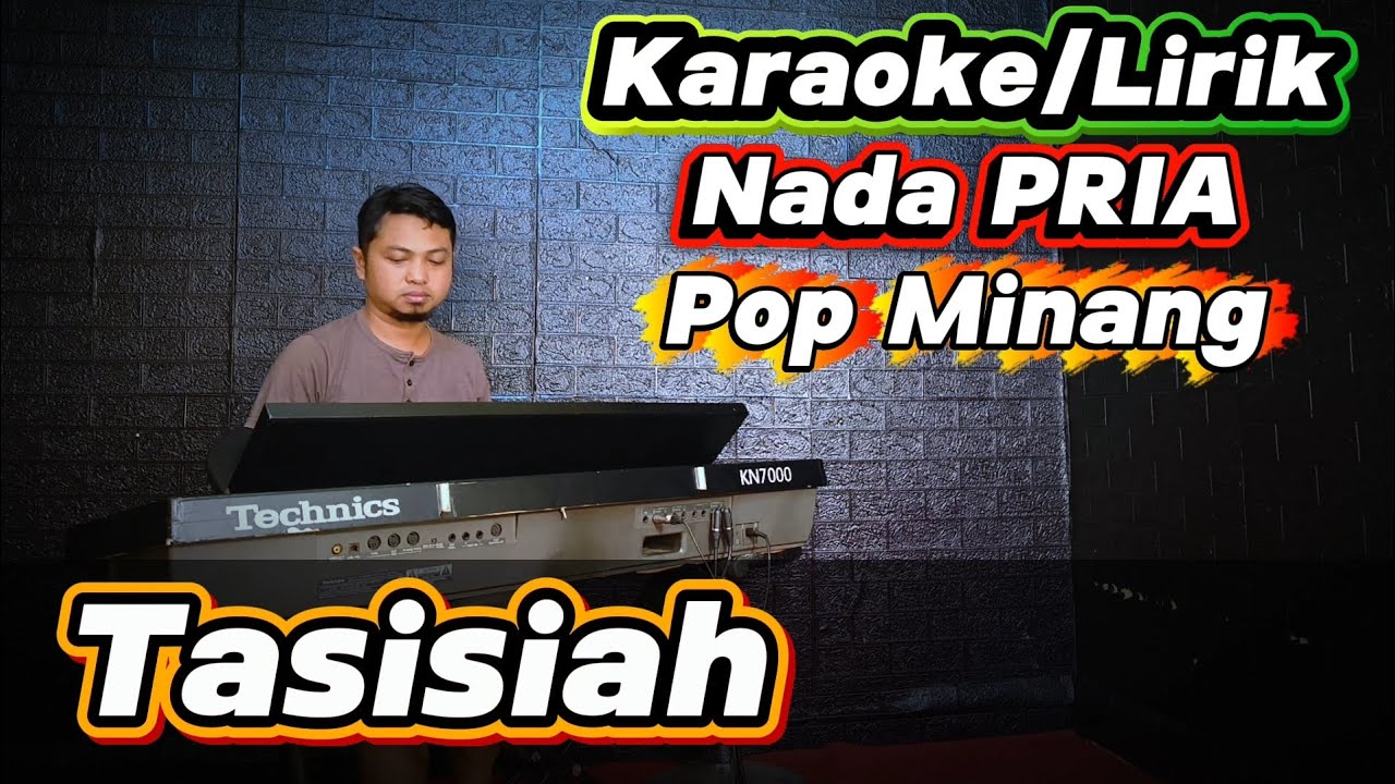 TASISIAH ( Zalmon / David Iztambul ) Karaoke/Lirik Nada PRIA