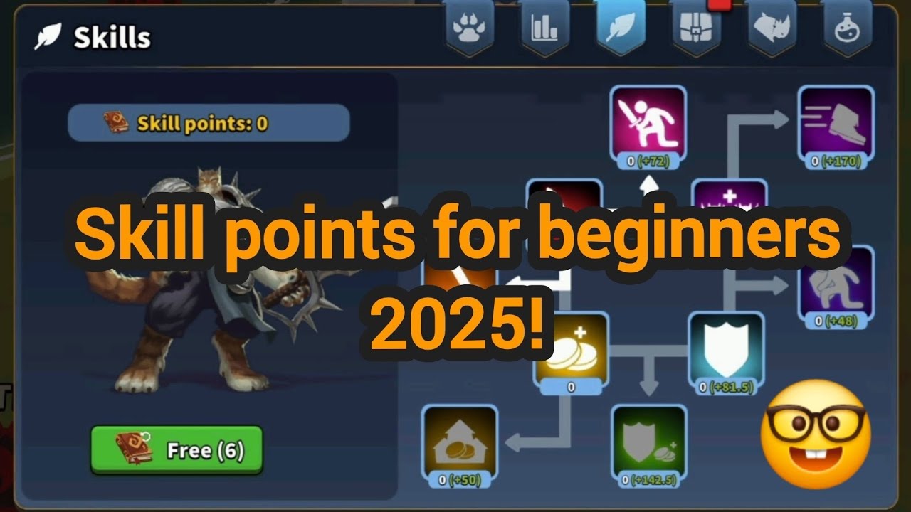 Million Lords: 2025 Skill points for beginners 🤓