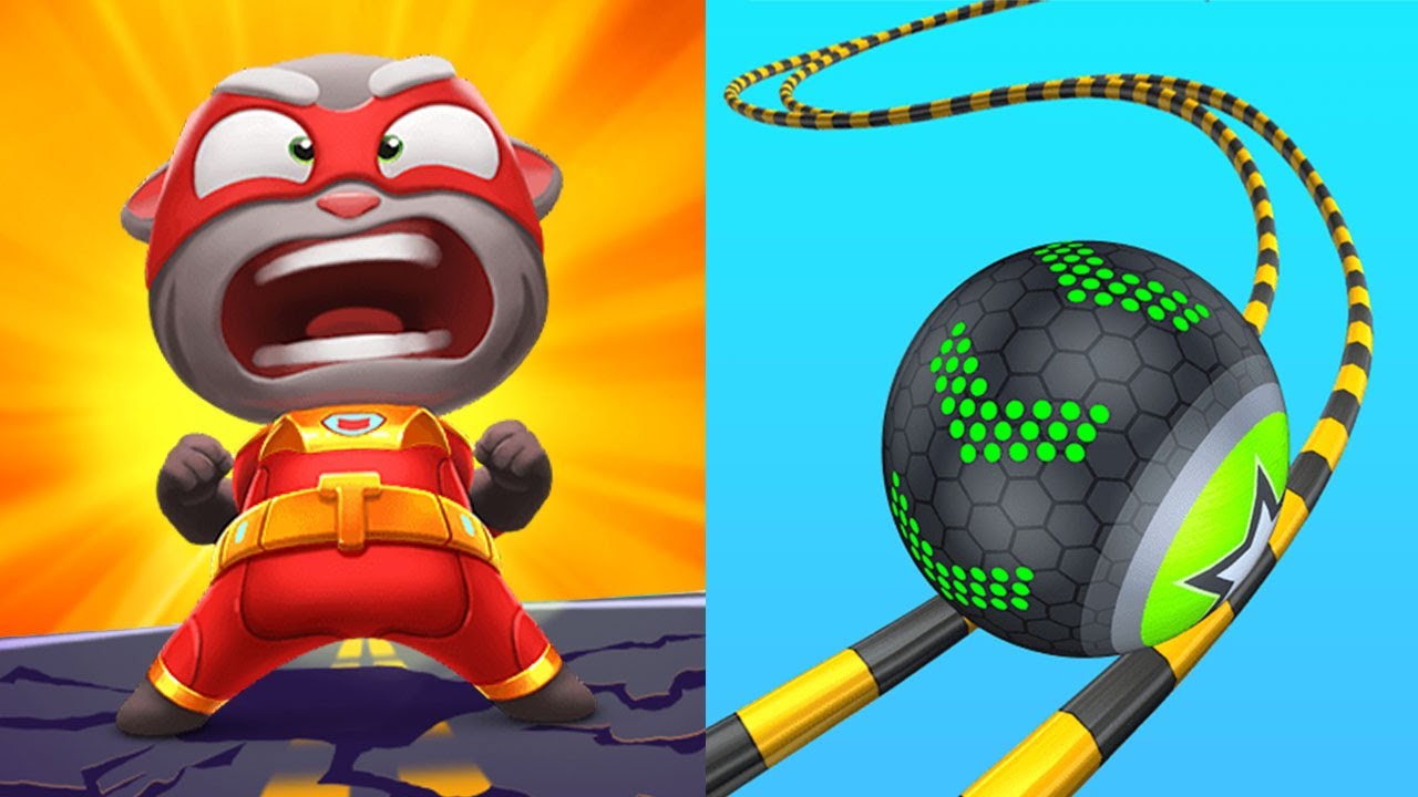 Going Balls VS Talking Tom Hero Dash Discover all the heroes All Bosses Top Tiktok Gameplay jzutewp