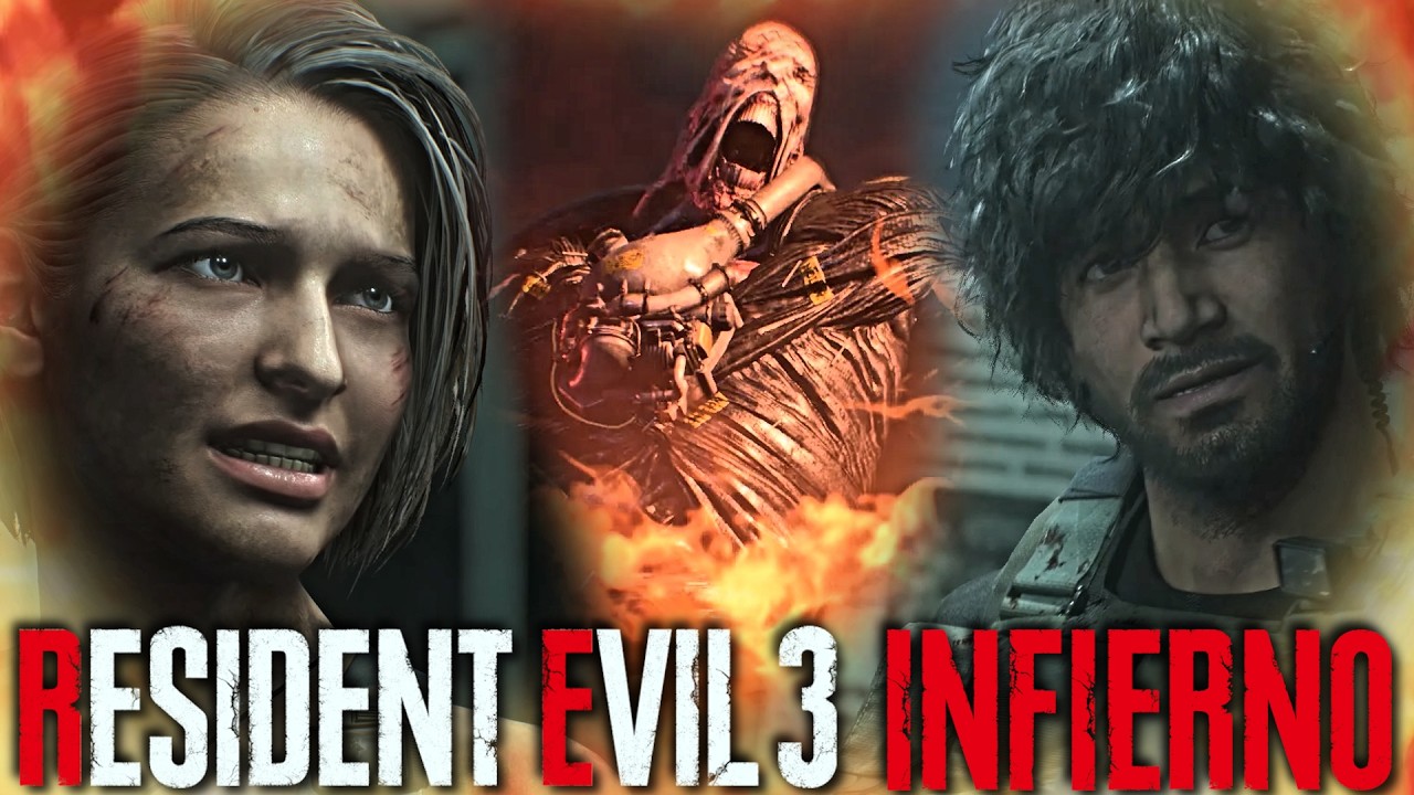 LA PEOR TORTURA DEL PLANETA: RESIDENT EVIL 3 INFIERNO (MÁXIMA DIFICULTAD)