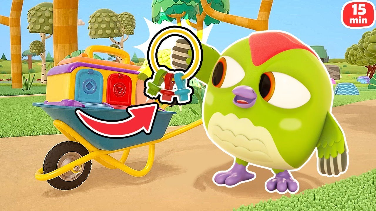Hop Hop si Burung Hantu & Kendaraan untuk Anak. Mobil Balap, Truk Pemadam,  Mobil Sorter Kartun Anak