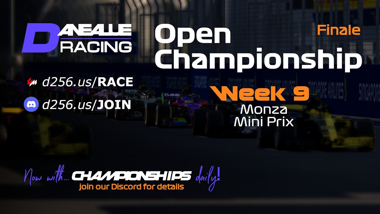 d256.us/RACE Monza Mini Prix | Danealue.com 2026 Week 9 Formula Supreme 2025 Championship | Finale