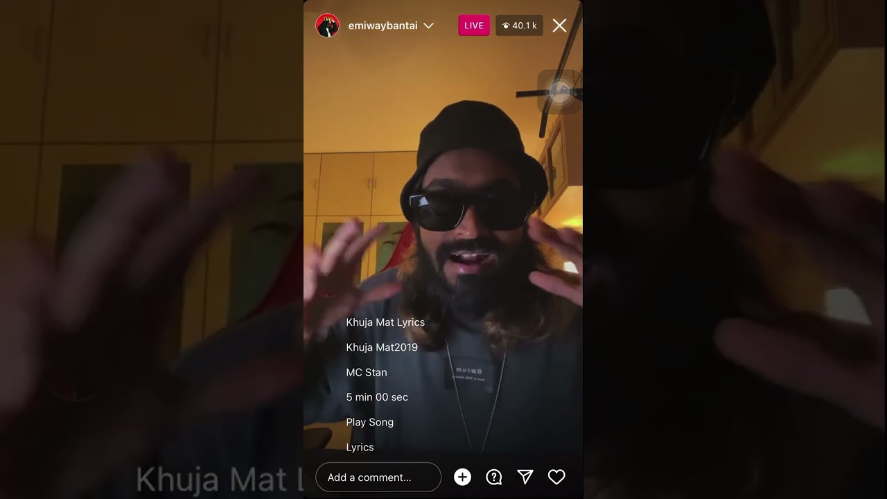 😳 Emiway bantai warning mc stan in his Instagram live video 😳#shorts #youtubeshorts