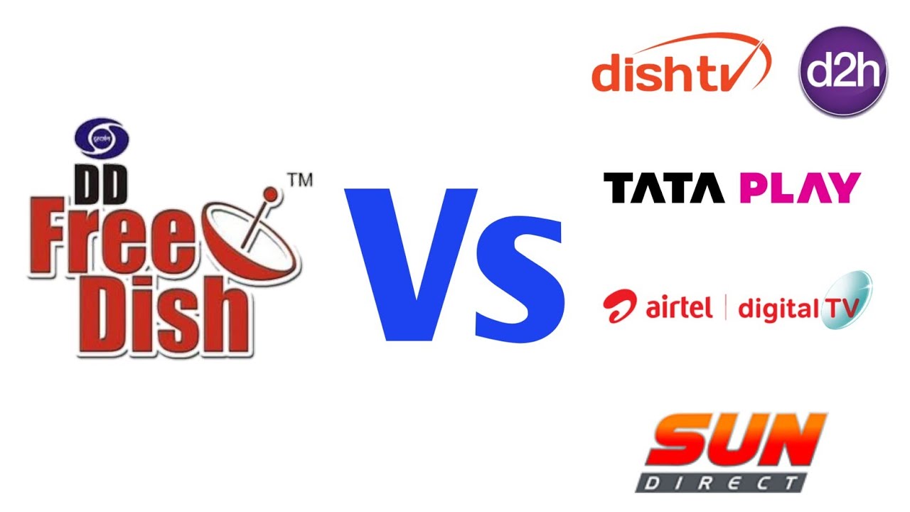 DD Free Dish Vs All DTHs Comparison in Hindi 🔥