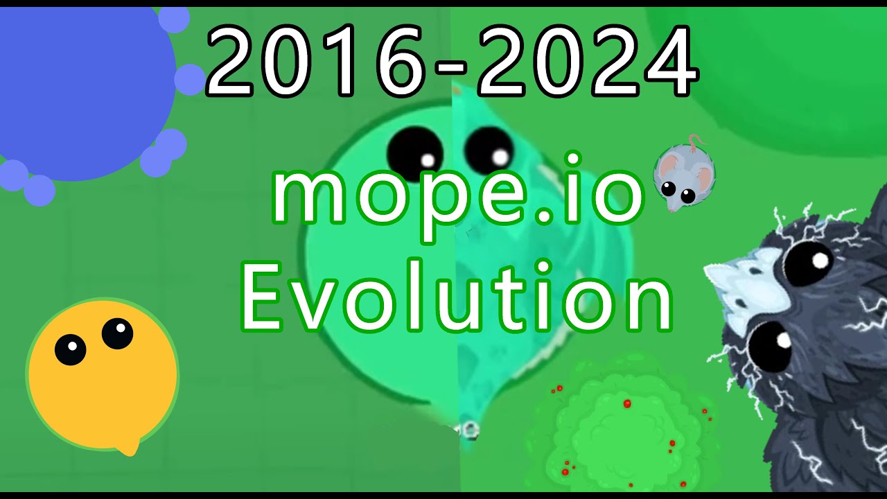 mope.io Evolution/ All Updates From 2016-2024