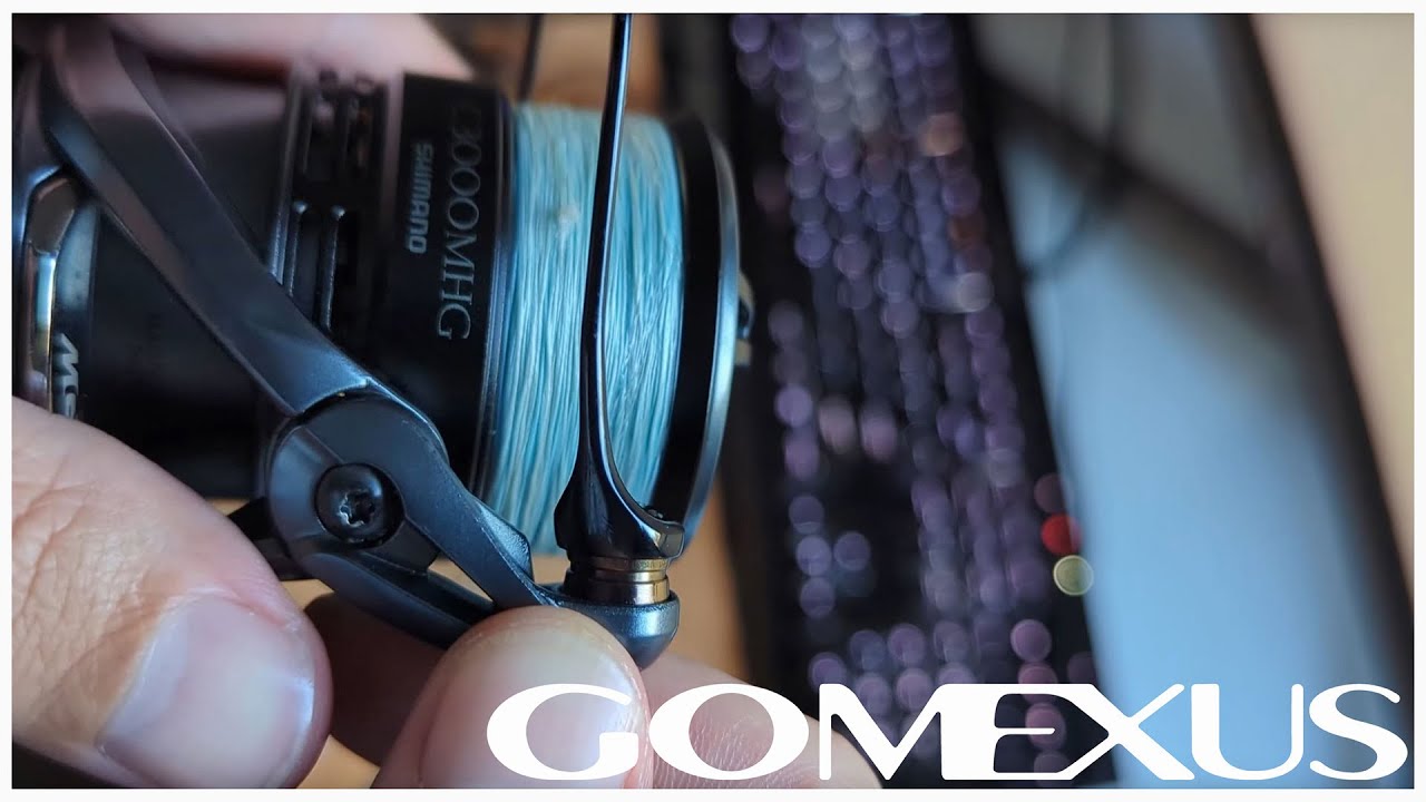 How To Fix A Noisy Shimano Reel - Line Roller Kit From GOMEXUS
