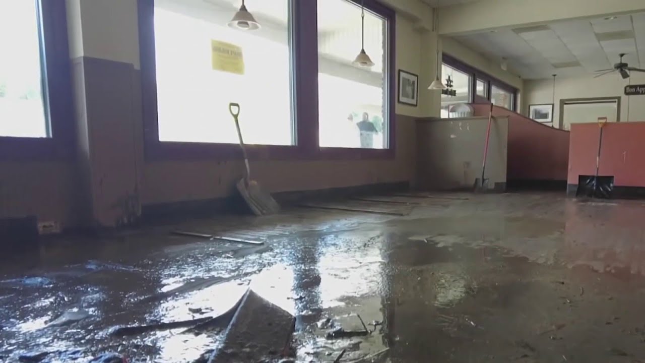 Several Seymour businesses destroyed by floods