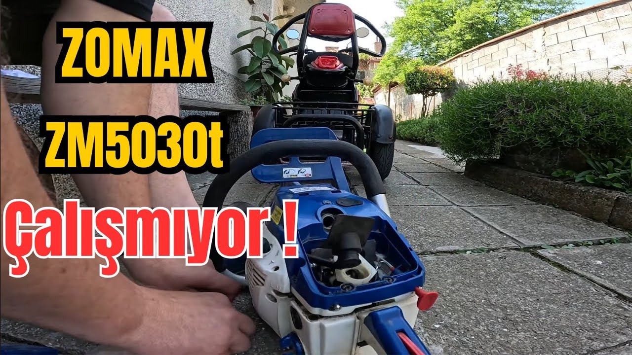 Zomax Benzinli Testere Çalışmıyor  | Karburatör Ayarı | Malko Tarnavo 