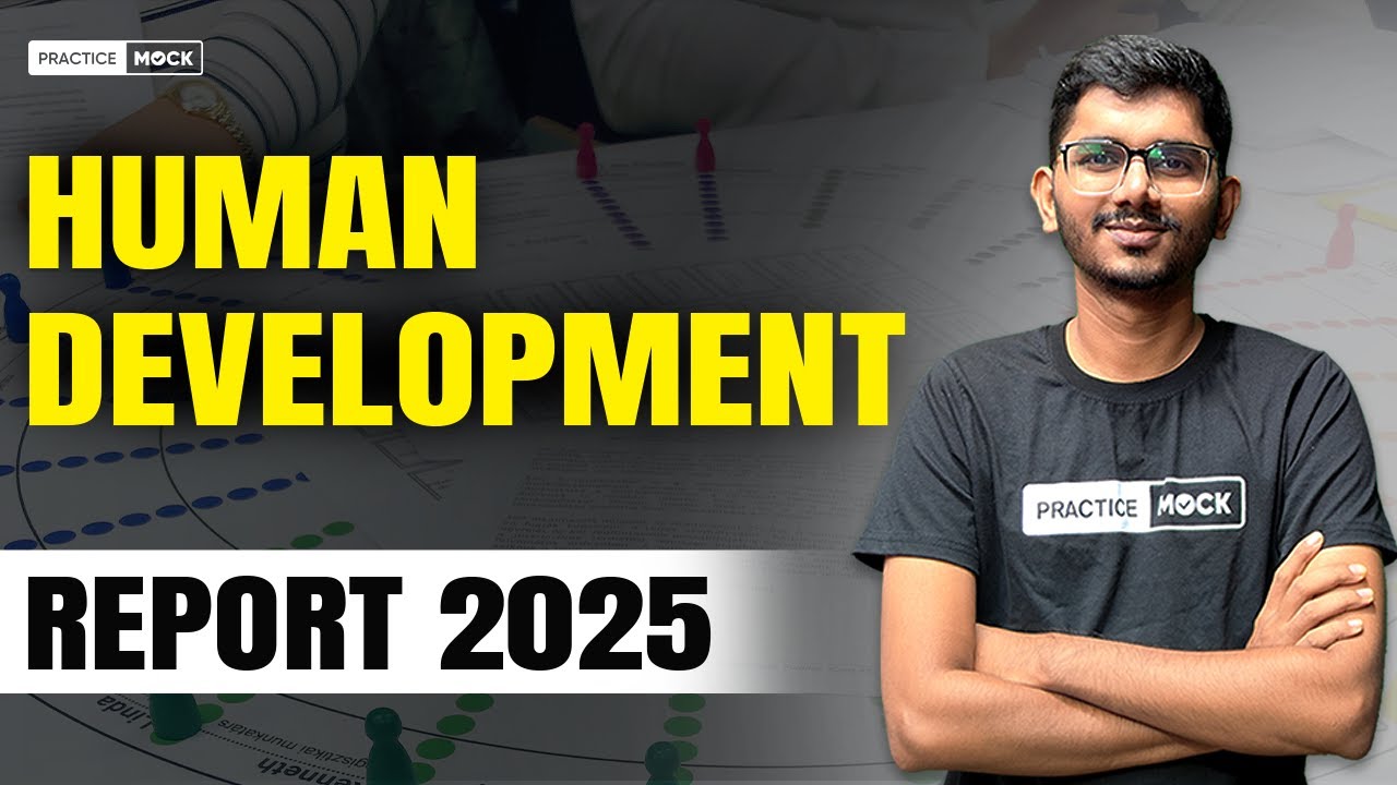 Human Development Report 2025 | HDI Ranking of India | UNDP Report Explained | PracticeMock