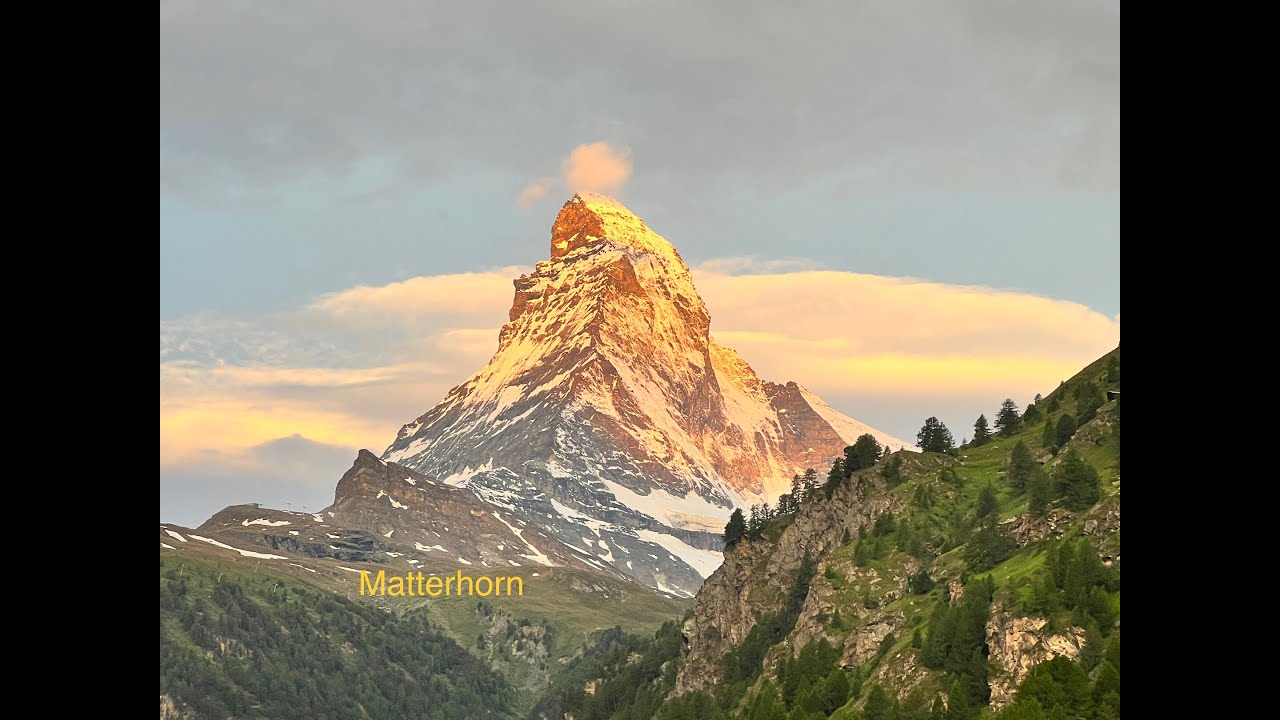 Switzerland Train Tour -  2/2 (First Cliff Walk, Mont Blanc, Matterhorn, Bern, Zurich) June 2023