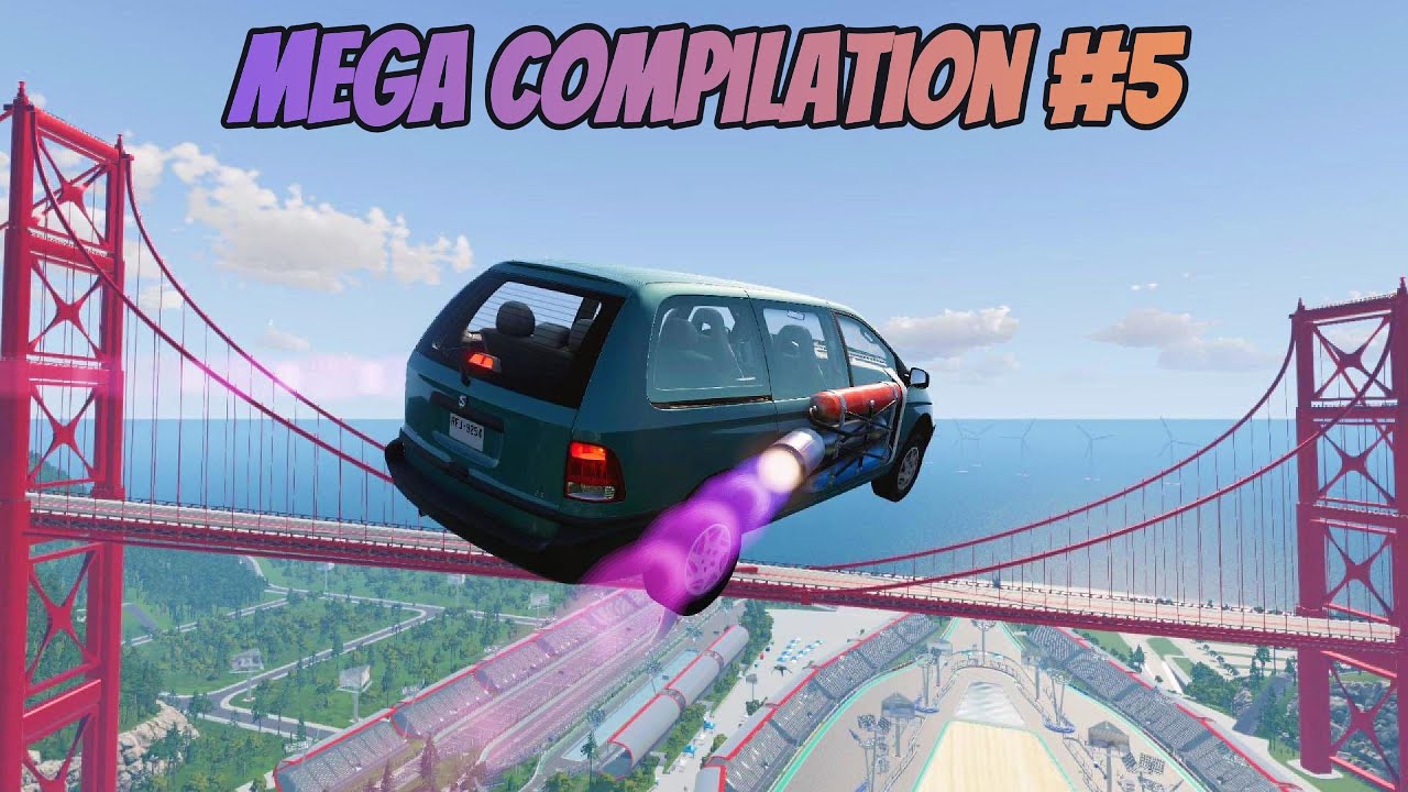 Which Car Can Escape The Arena #21-25 Mega Compilation!!!! - BeamNG.Drive