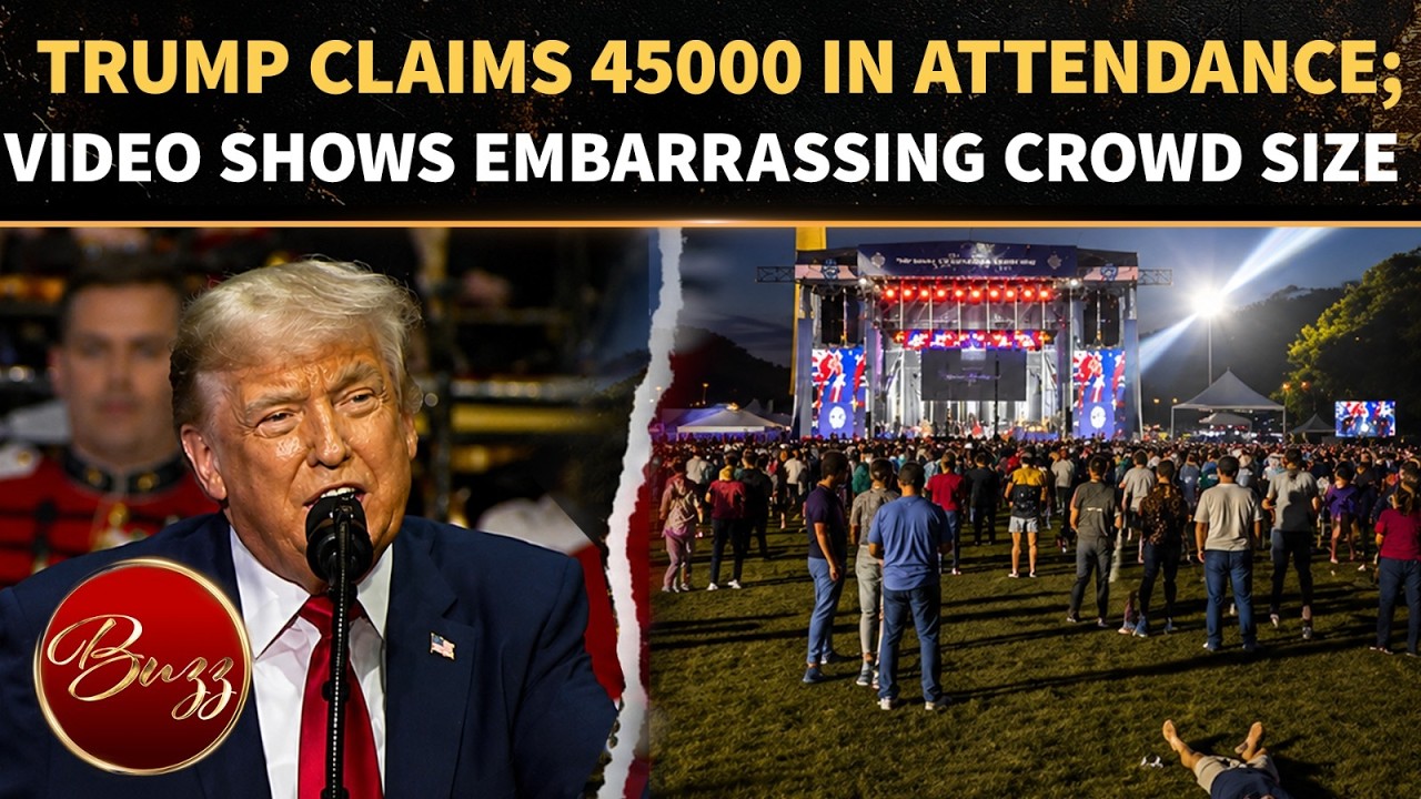 Trump HUMILIATION In Empty Seats Footage From Great American State Fair; Freedom 250 'FAILURE' Chaos