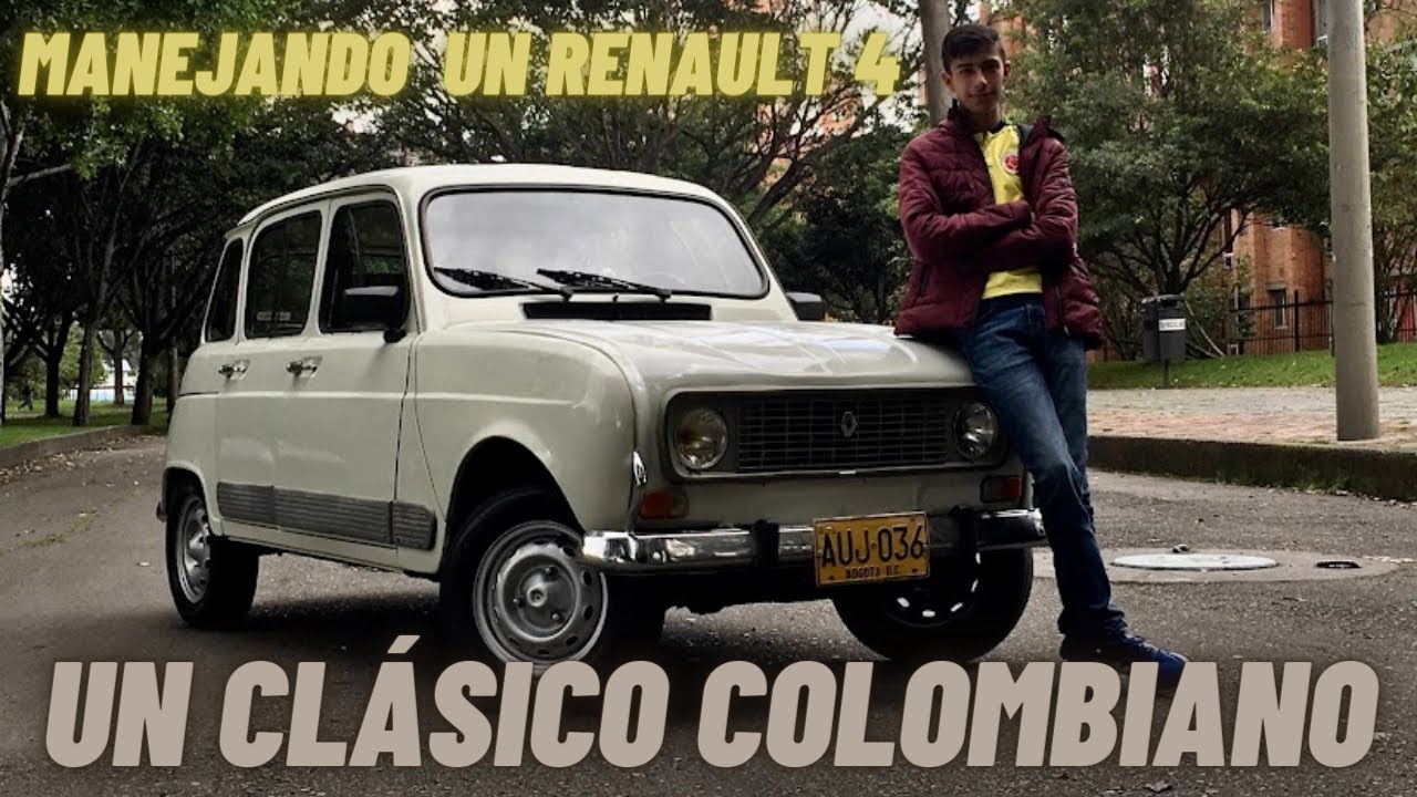 😱 MANEJANDO UN CLÁSICO COLOMBIANO 🇨🇴 Renault 4 Master Original 1988 🔶