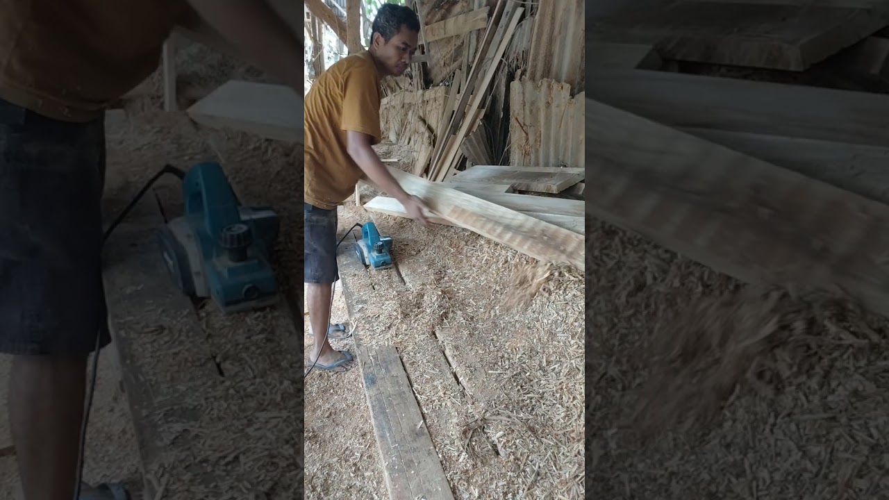 Proses pintu part 1 #woodworking #tukangkayu #carpenter #lifestyle #bengkelkayu 