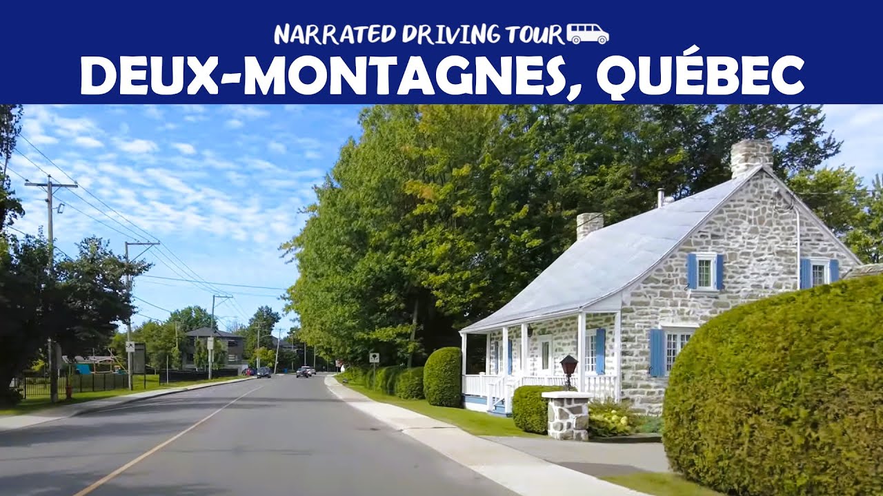🚗 Scenic Drive Through Deux-Montagnes, Qu&eacute;bec | Discover Stunning Views in 4K! 🌿✨