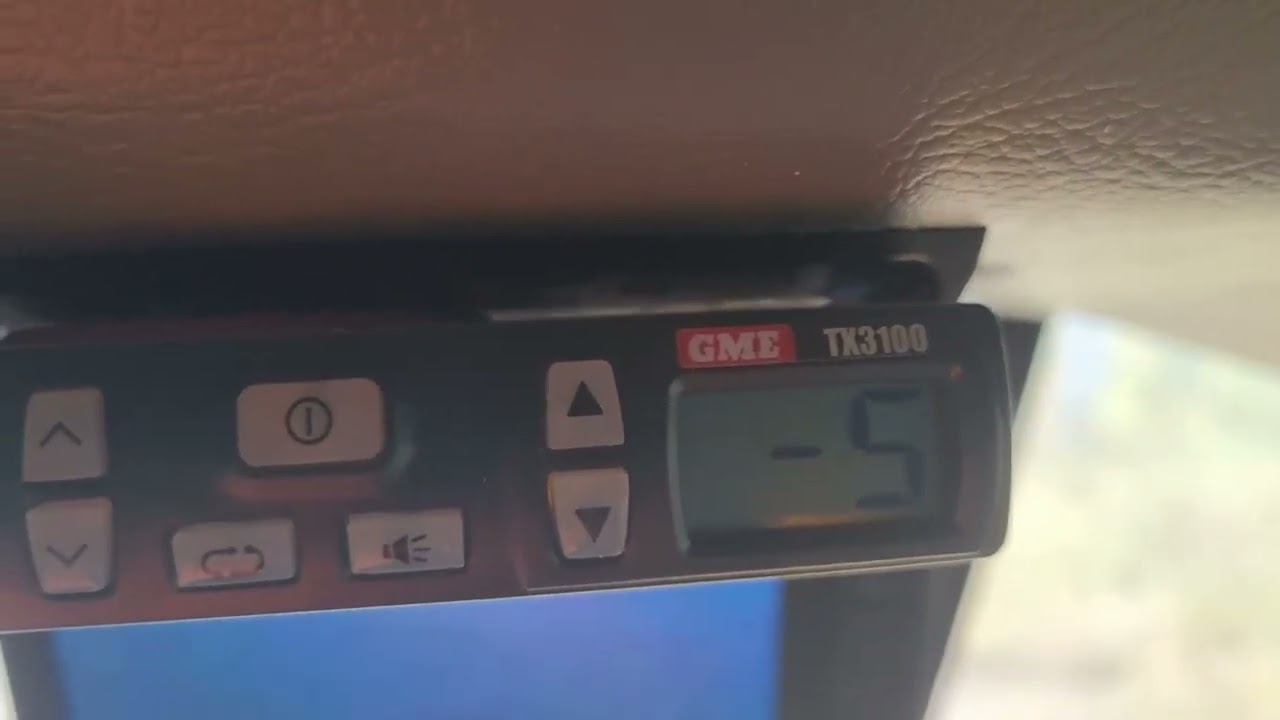 How to set SQUELCH Sensitivity on GME TX3100