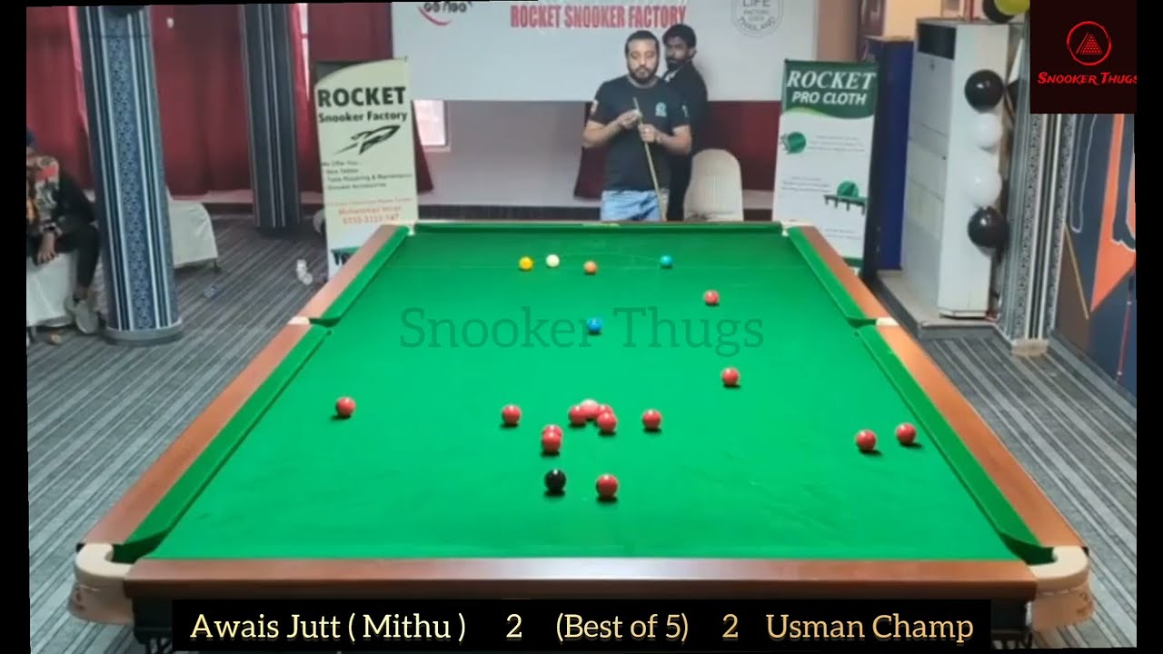 Snooker Match | Deciding Frame | Usman Champ Vs Awais Mithu | Snooker House Club Opening #Final
