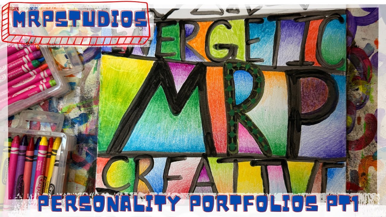 Art Lessons for Kids: Personality Portfolios pt1