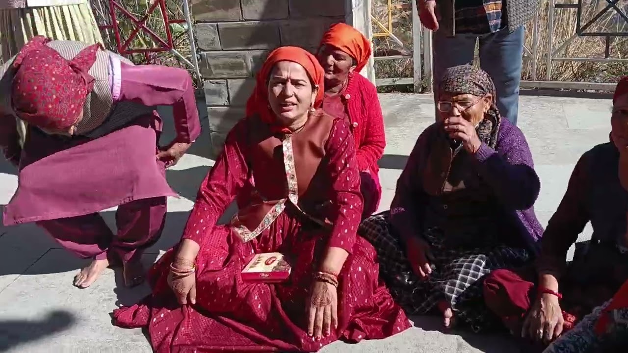 #उज़ू भाई बीरा भोज़गिया#विवाह के उपरांत,# कुल देवता का आशीर्वाद लेते हैं, हमारे गांव में।