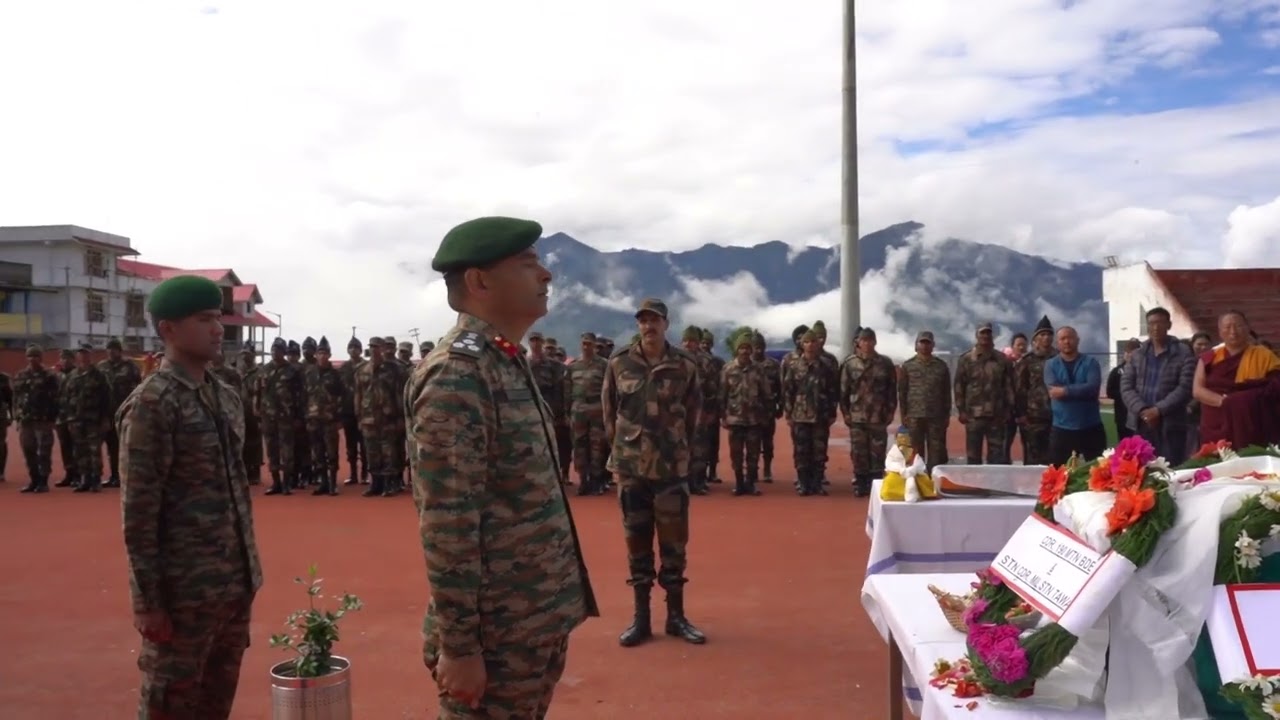Shok Shastra Ceremony at GTGHA, Tawang | Tribute to Late Naik Lham Tsering by 190 Mountain Brigade