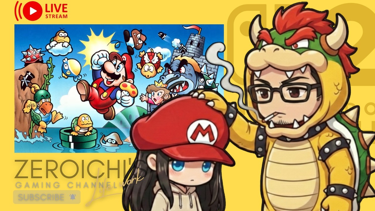 【SwitchOnline・作業用/雑談】ラジオ感覚で聴くスーファミ実況。Switchのレトロゲームを2人でゆるゆる攻略。