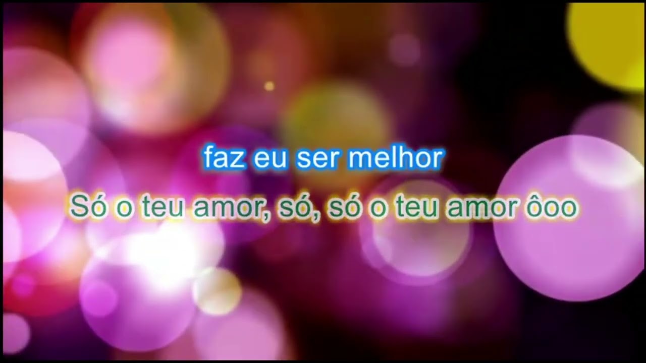 VIDA RELUZ ACREDITAR NO AMOR KARAOKE com backing vocal