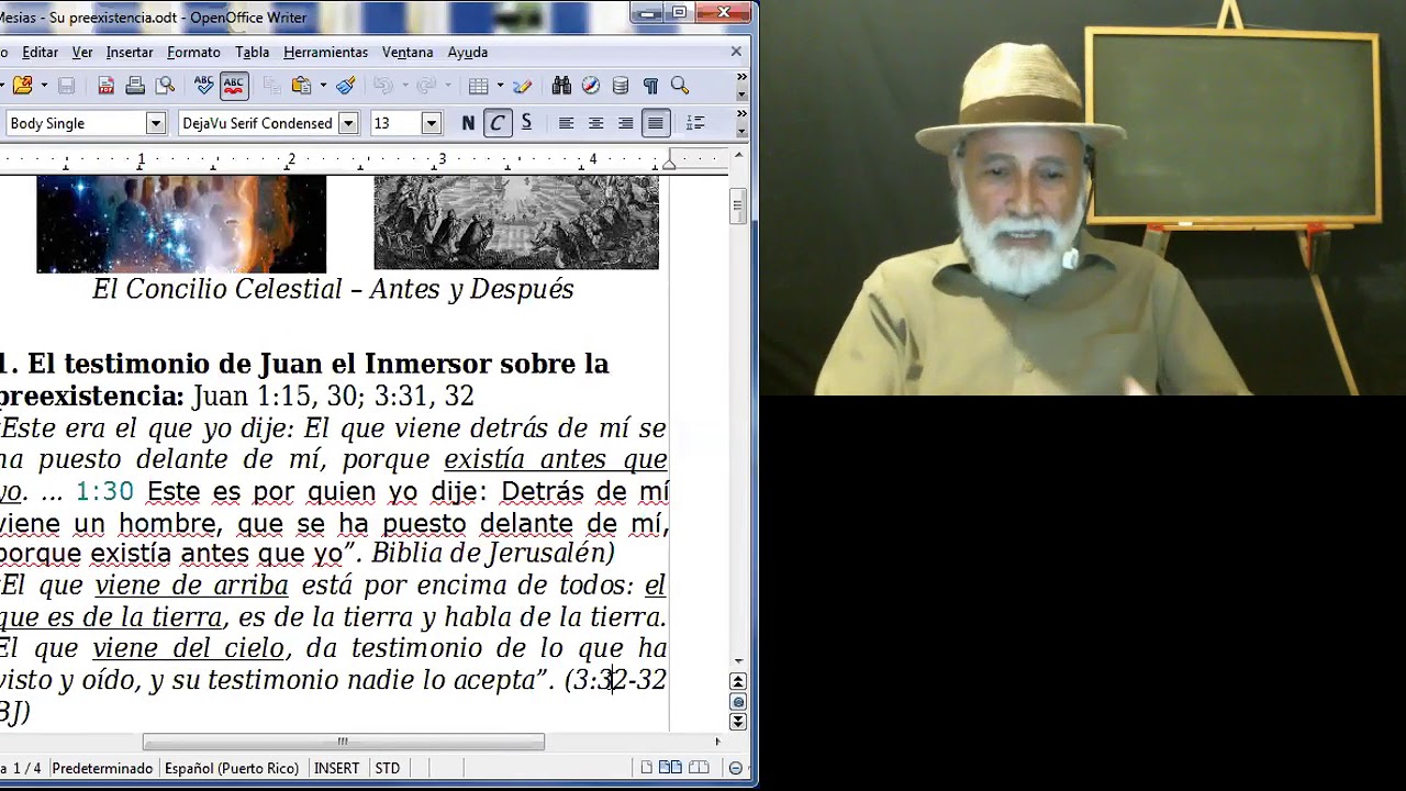 La Pre existencia del Mesías