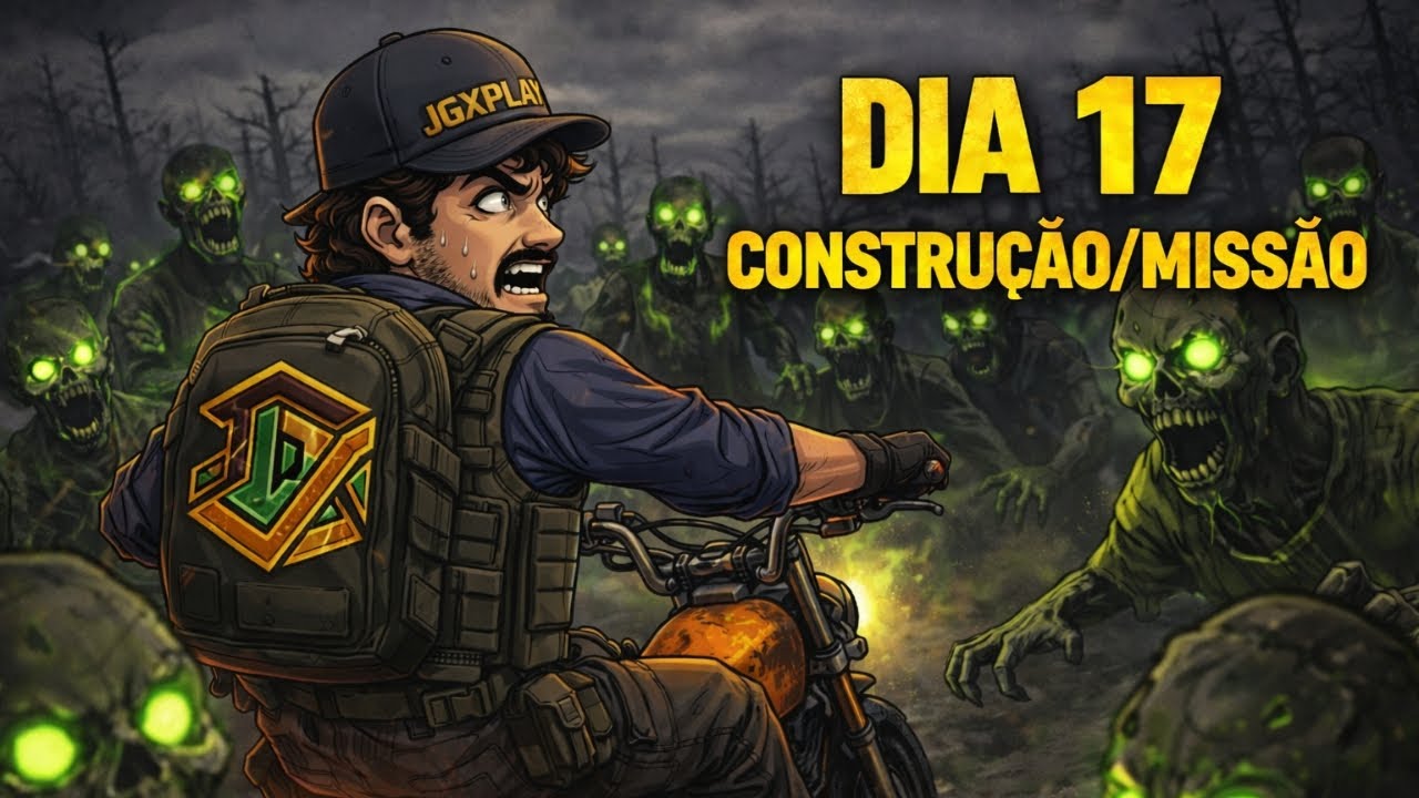 CONSTRUINDO MINHA BASE NO BIOMA QUEIMADO | 7 Days To Die – DIA 17 - | DICAS PARA INICIANTES |