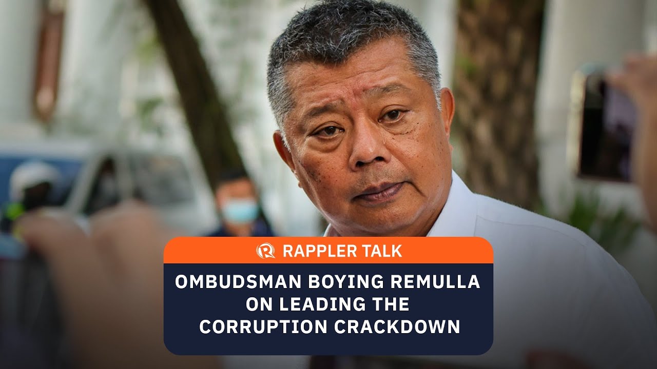 Rappler Talk: Ombudsman Boying Remulla on leading the corruption crackdown