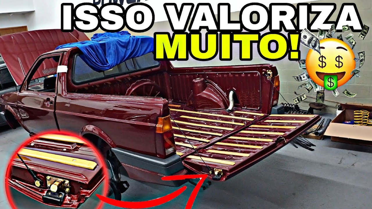 🤑 ISSO VALORIZA MUITO O CARRO! A SAGA DA SAVEIRO QUADRADA SUMMER VERMELHO REAL ANO 1996 | EPISÓDIO 4