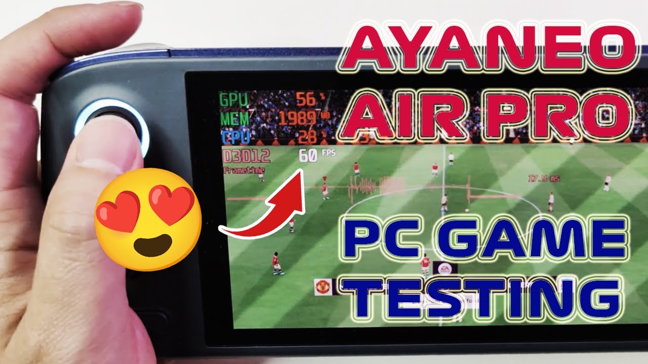 Ayaneo Air Pro 5825U  - PC game testing