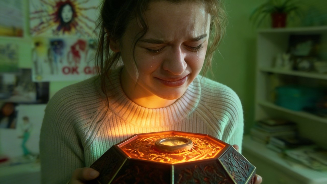 شيطان اداها صندوق بيدي 7 امنيات وكل مرة تتمنى امنيه حد بتحبه يموت !