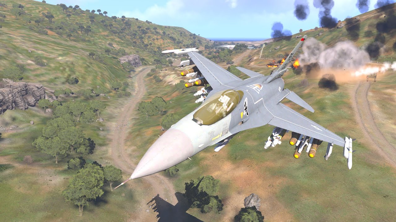 Украинская контратака, российские линии снабжения вокруг Донецка разрушены и захвачены - Arma3