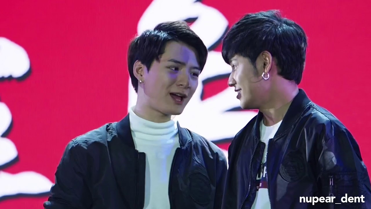 180714 Singto Krist cute moment @ Sotus S fan meeting in Wuhan 🇨🇳