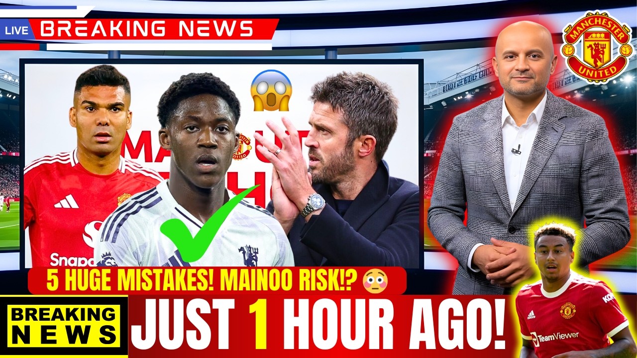 JUST IN 🚨 MAN UTD TRANSFER CHAOS🔥MAINOO RISK, CARRICK DEMAND, CASEMIRO EXIT & LINGARD RETURN TWIST