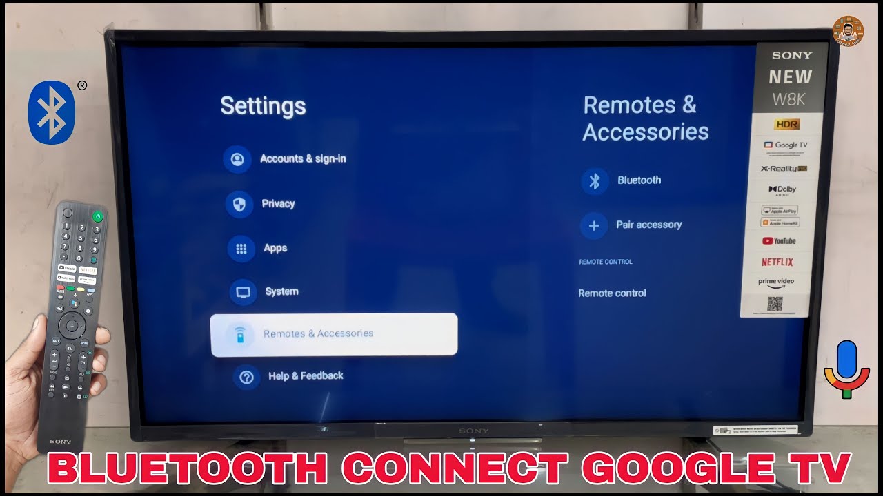 SONY GOOGLE TV DEMO || Sony Google Tv PlayStore || Bluetooth Connect || Picture & Sound Mode Setting