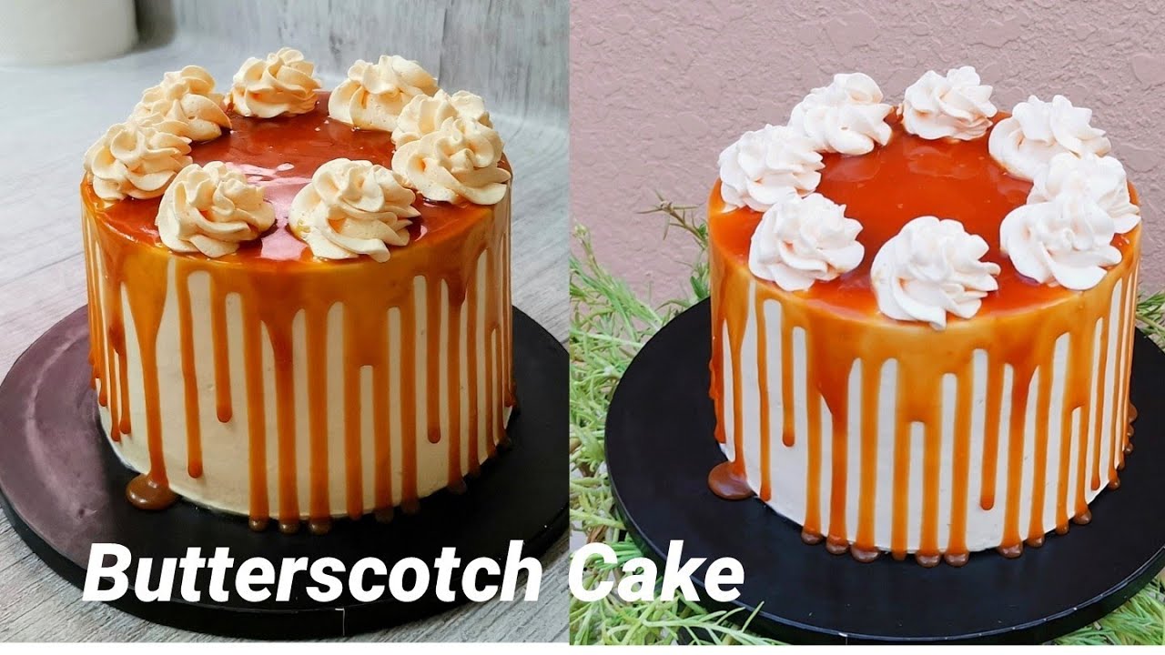 How to make Butterscotch Cake. Butterscotch Cake. Perfect Butterscotch Cake with homemade Praline.