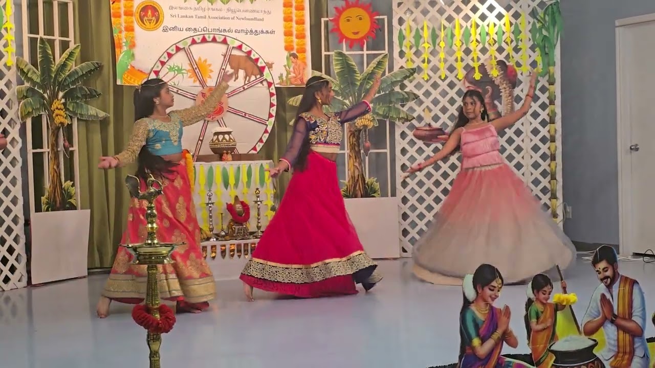 Dance performance @ the Thaipongal event