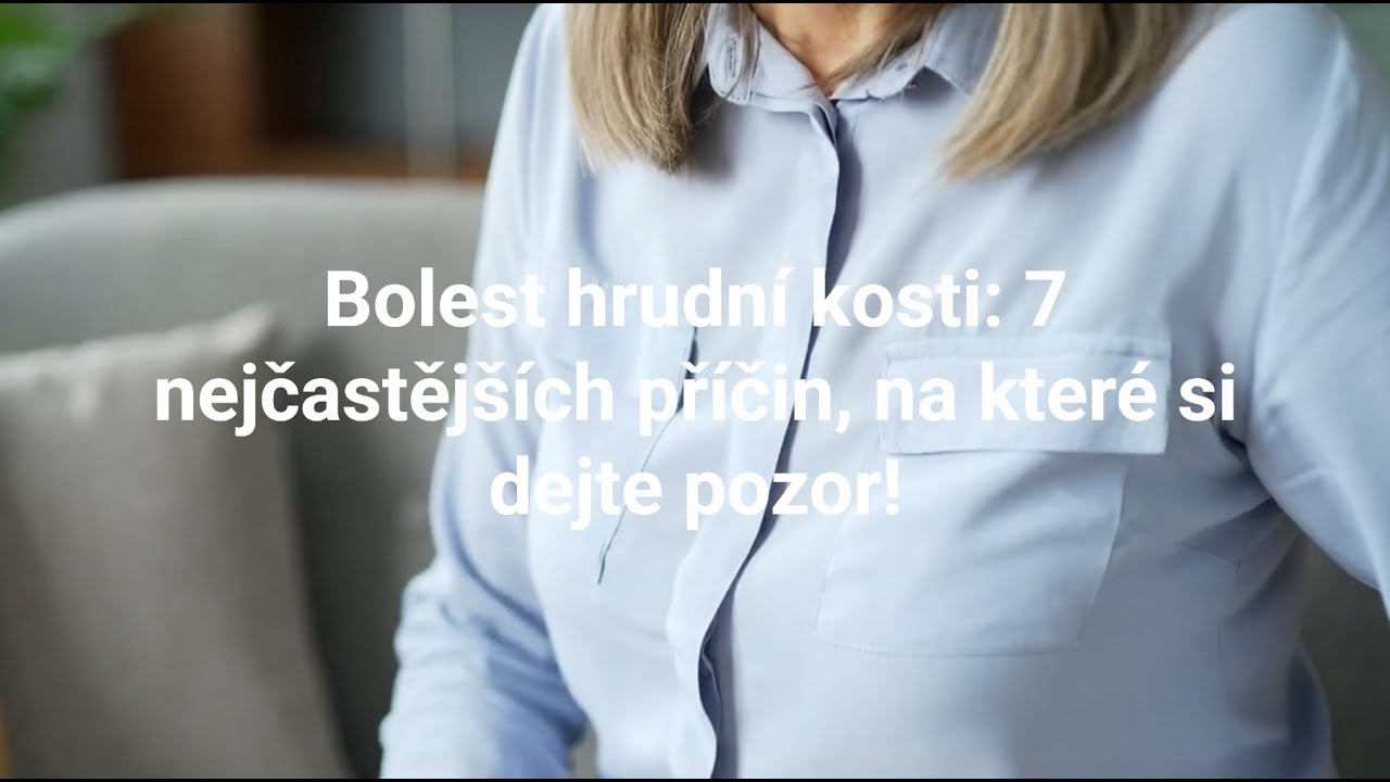 BOLEST HRUDN&Iacute; KOSTI: 7 Nejčastěj&scaron;&iacute;ch př&iacute;čin, kter&eacute; l&eacute;kaři často přehl&eacute;dnou! #BolestiHrudn&iacute;ku ⚠️