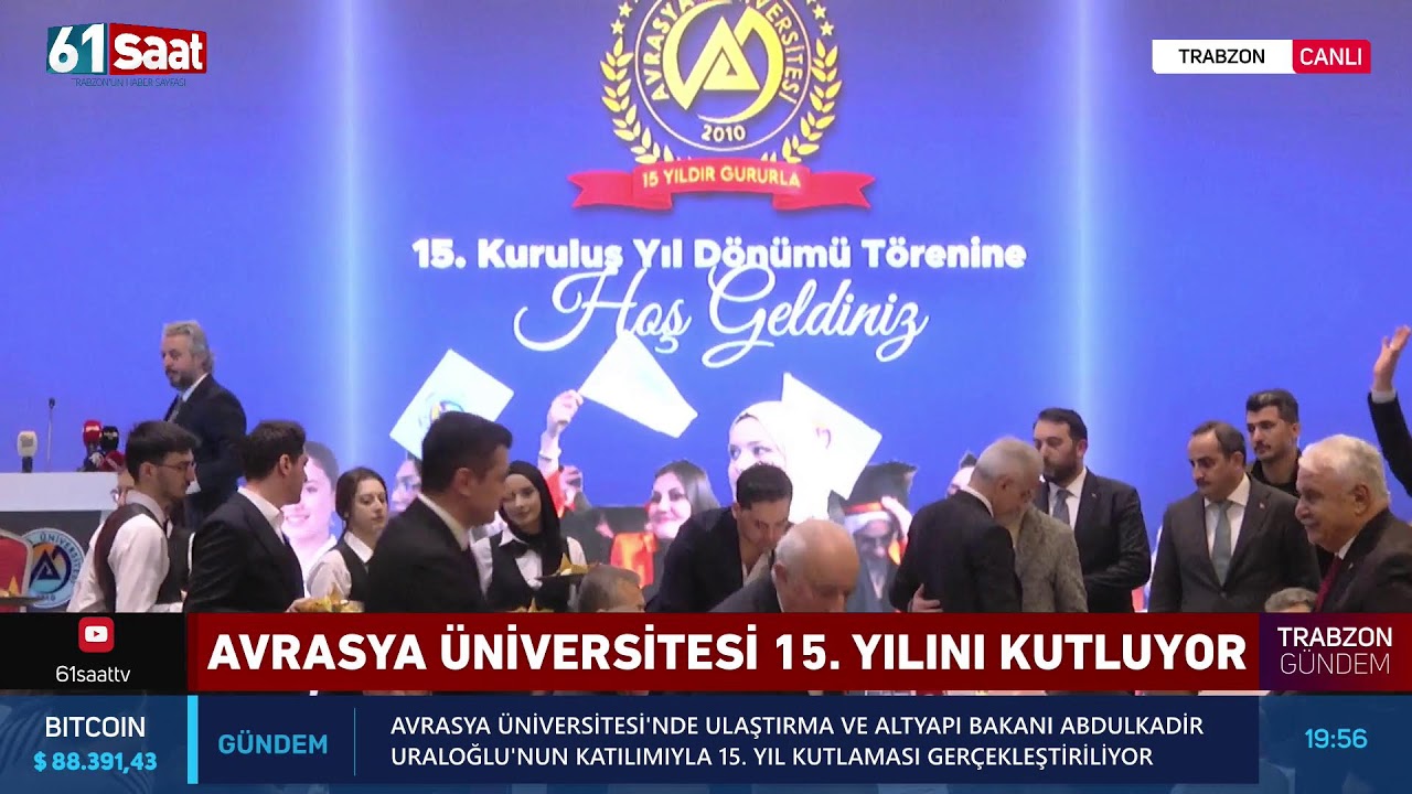 Avrasya Üniversitesi 15. Yılını kutluyor!