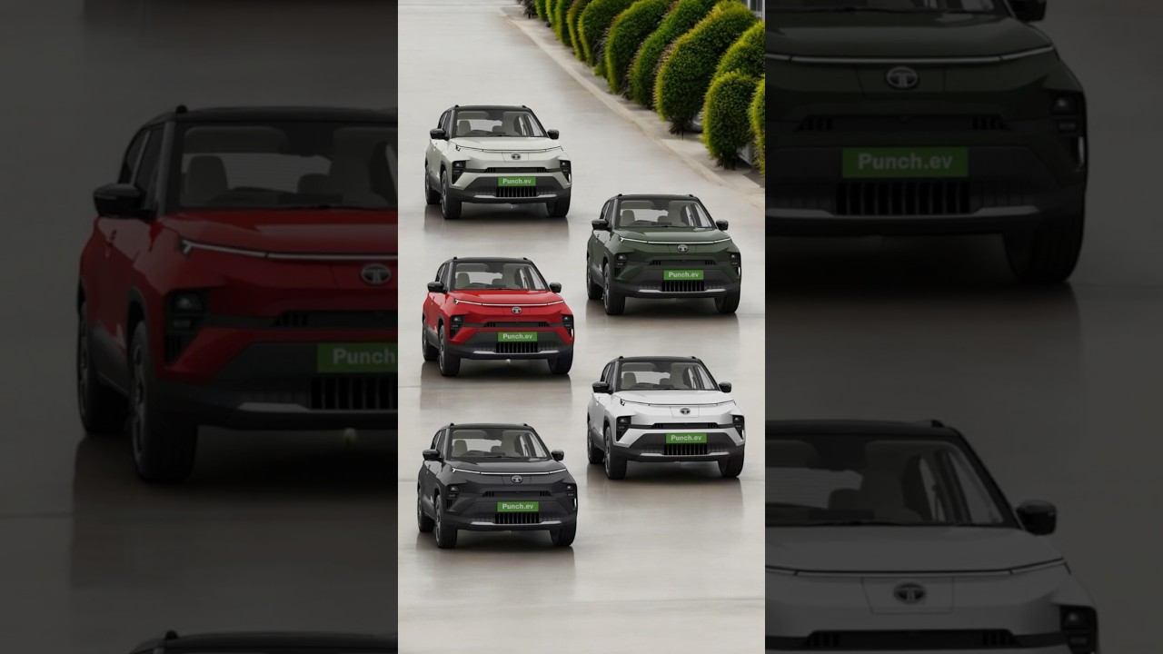 Tata Punch EV Colours 🔥