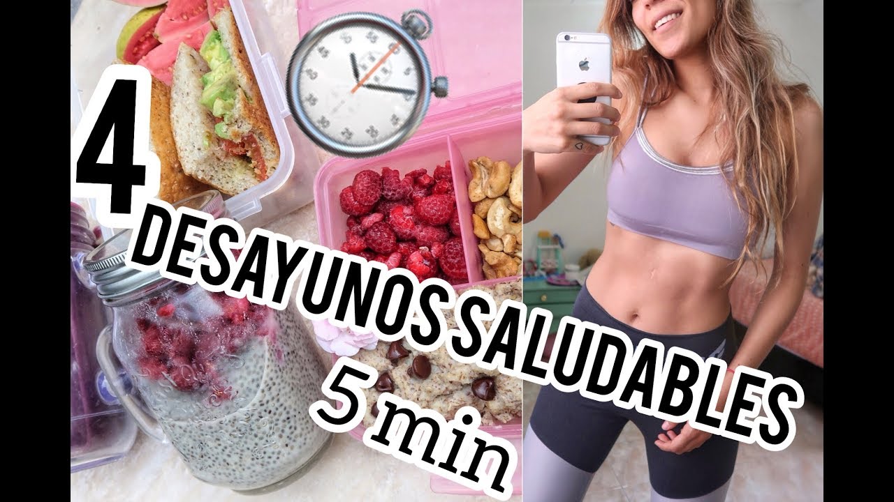4 DESAYUNOS SALUDABLES Y RAPIDOS PARA LLEVAR