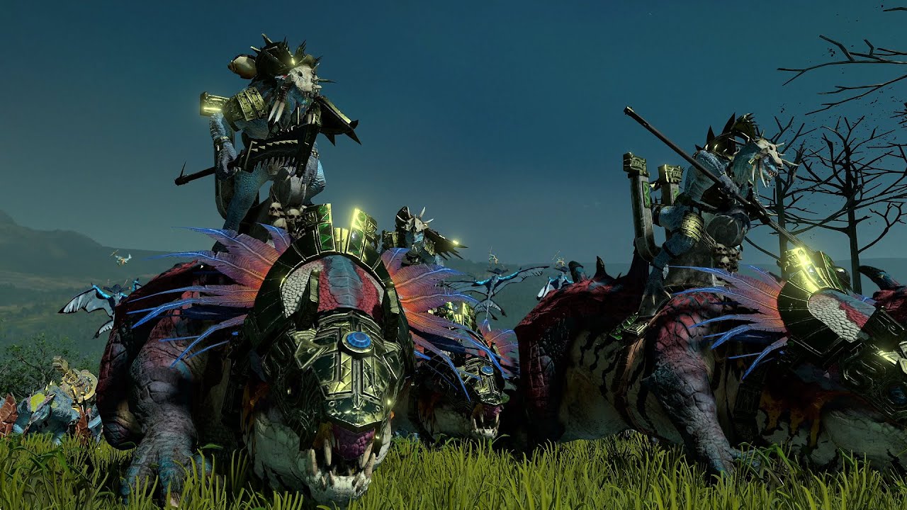 18,000 unit battle demons of chaos/ Skaven vs Lizerdman warhammer 3 cinematic battle