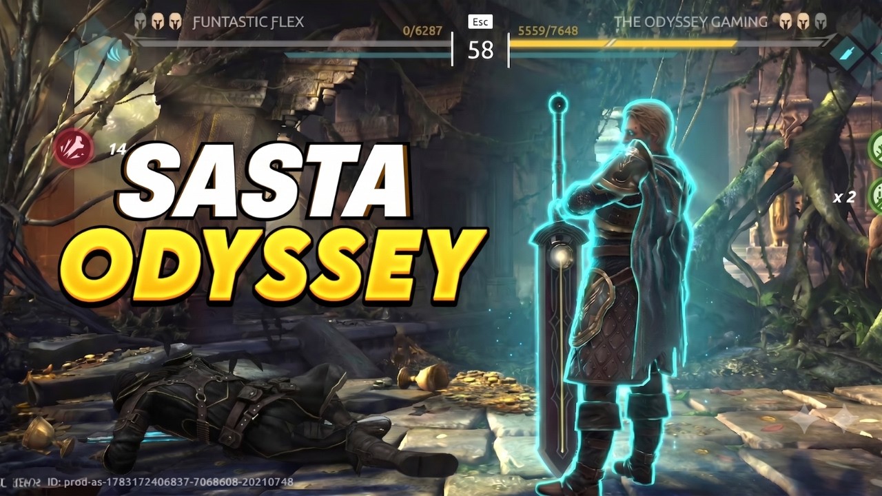 This Odyssey REALLY Surprised Me With His Skills!😰 | shdow fight 4 arena