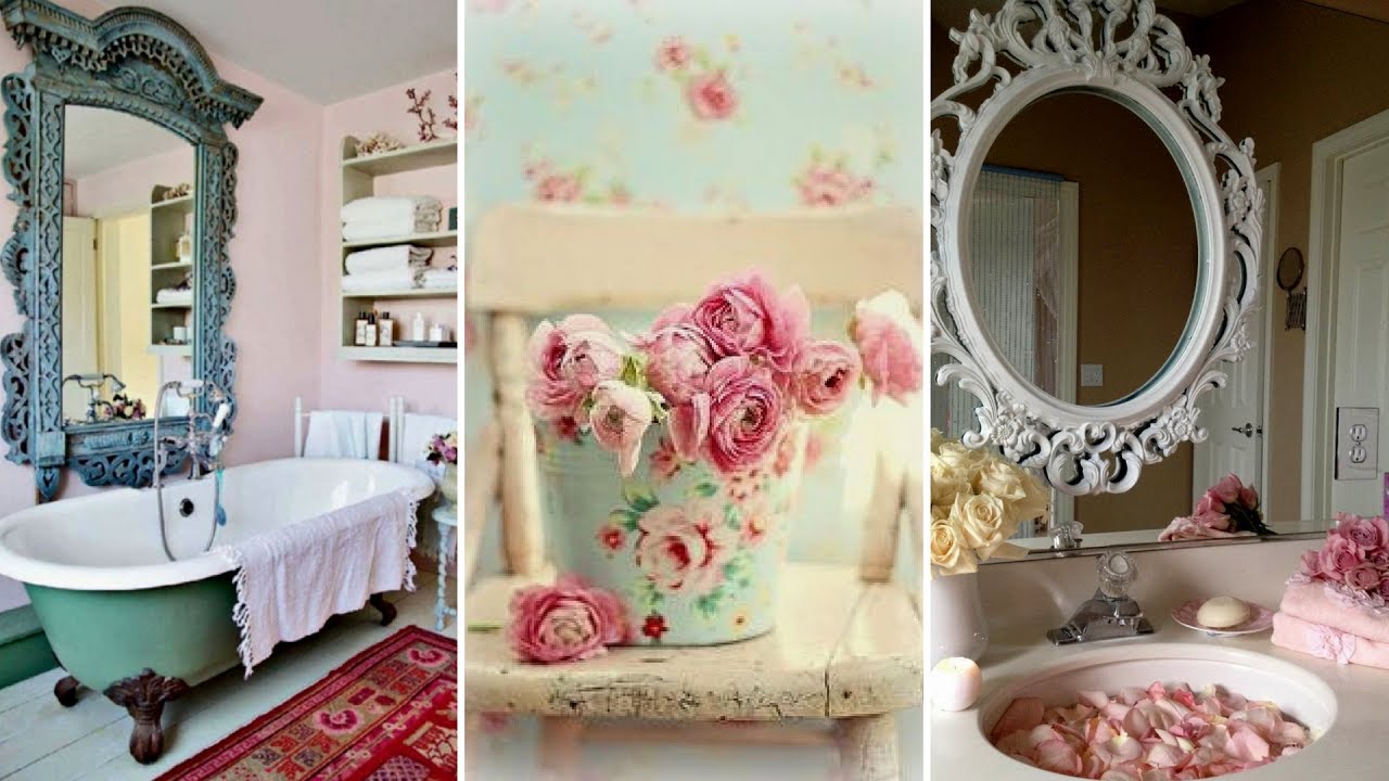 ❤ DIY Rustic Shabby chic Bathroom decor Ideas | Interior design & Home Decor| Flamingo mango |❤