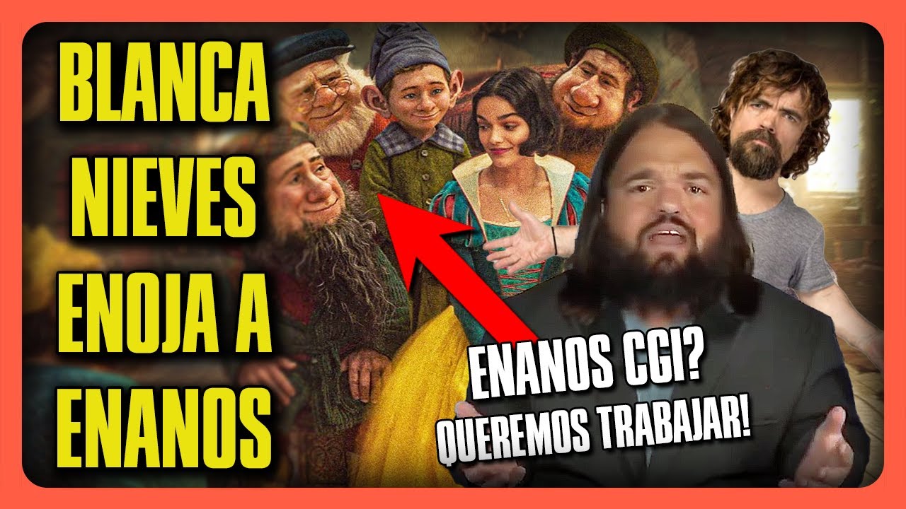 Actores ENANOS ENOJADOS por los enanos CGI de Blanca Nieves 